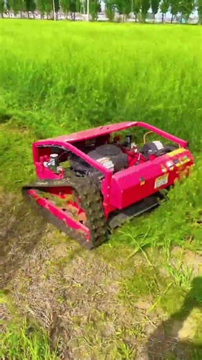 Remote control lawn mower is a remotely controlled tracked/wheeled lawn mowing equipment, suitable