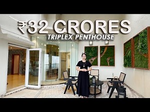 ₹32 Cr Sky Villa Penthouse | Sea & Racecourse Views in South Mumbai 🏇 🌊