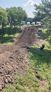 #120 @jacob_frederickson25 demonstrates the Step Up and new finish line location during practice here at the #transcan at @waltonraceway | Direct Motocross