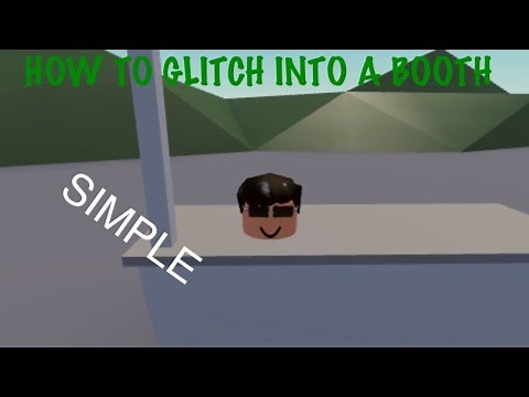 How to glitch in the booth on roblox "Rate my avatar"