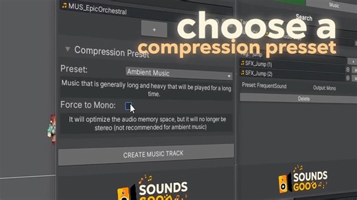 Unity3D Sounds Good Easy & Optimized Audio Manager 1.0.1