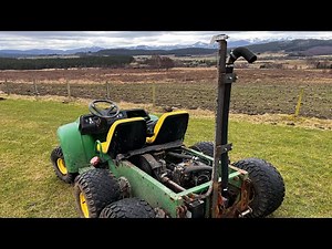 John Deere gator with a straight pipe