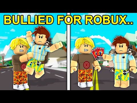 Bullied For Robux Cards.. (Roblox Brookhaven)