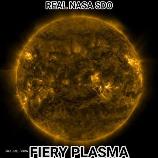 REAL NASA Sun Timelapse 🌞 SDO Footage (Fiery Plasma & Flares)