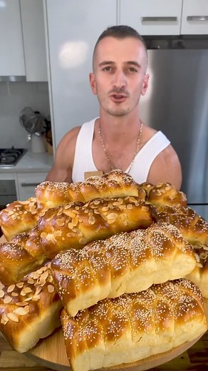 Tsoureki Recipe (Greek Easter Sweet Bread) - for full recipe see my website #orthodoxeaster #greekeaster #recipes #Tsoureki | Nikolopaa