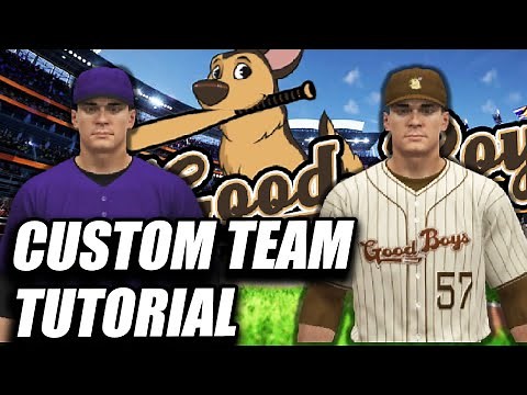 How to Create a Custom Team in MLB The Show 23 | Video Tutorial