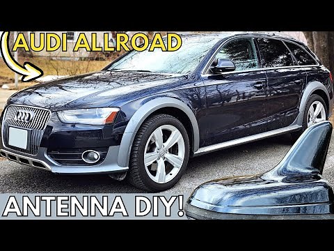 Shark Fin GPS Antenna Replacement on an Audi A4 Allroad Wagon B8/B8.5