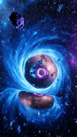 Worm Holes ✨ #space #aiart #shorts