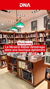 La librairie Kléber de Strasbourg a entamé, lundi 5 janvier 2026, un déménagement de quinze jours pour s'installer à même pas 100 mètres : rue du 22-Novembre. Cette installation dans la boutique éphémère permettra de réaliser des travaux de réhabilitation du bâtiment historique pendant onze mois. On a passé le premier jour avec les salariés, la tête dans les cartons. 📹 : Camille Carvalho | Dernières Nouvelles d'Alsace - DNA