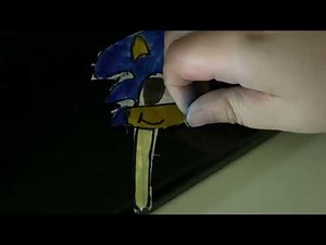 Classic sonic popsicle with gumball eyes something nostalgia ￼￼