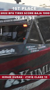 5.1K views · 247 reactions | Are You Ready? Hiram Duran, last year’s winner of the SCORE Baja 1000 Class 10! #baja1000 #winner #offroadracing King Shocks OPTIMA Batteries VP Racing Fuels Rugged Radios Baja Vida K&N Filters Polaris RZR BFGoodrich Tires Ford Motor Company | SCORE International | Facebook