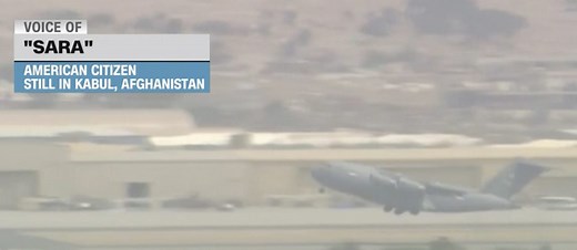 1.5M views · 10K reactions | "The last flight is gone and we're left behind," says "Sara," an American citizen trying to leave Kabul. "It's heartbreaking to see that, with all this, what's going on, no one heard us, that we are in danger and we need to be safe. It is heartbreaking. I just don't even know what to say to you." | CNN | Facebook