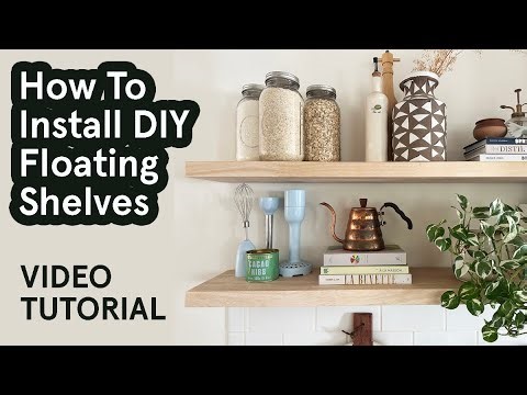 How To Install DIY Floating Shelves - Video Tutorial