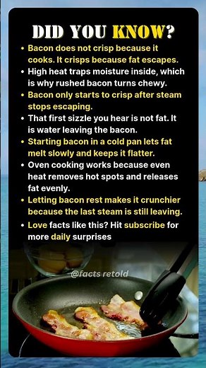 Why Your Bacon Never Gets Crispy