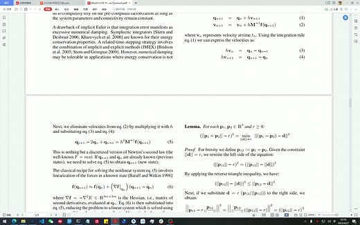 【论文精读】讲解刘天添2013年的fast simulation of mass spring system(Projective Dynamics最早的论文)