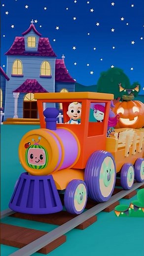 Learn to Count 1-2-3 on the 👻 Halloween Train! #cocomelon #shorts