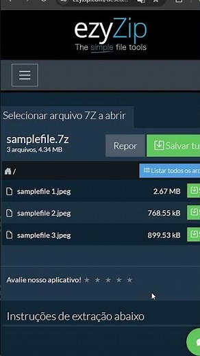 📂 Descompacte Arquivos 7z No Seu Navegador │ Sem Necessidade De Instalar Nenhum Software