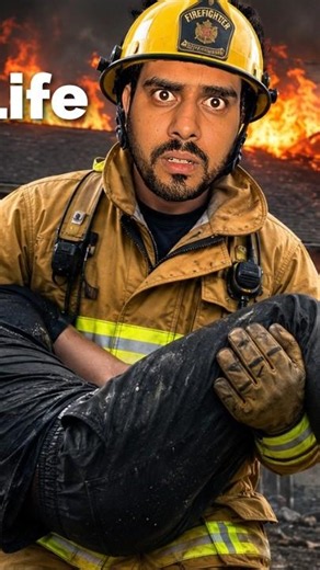 I trained like a firefighter for 24 hours.