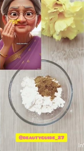 remove facial hair at home | homemade remedy #diyhairremoval #shorts #reels #skincare #ytshorts