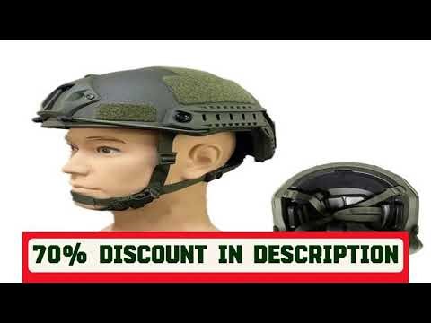 #BOOIU Fast MH Tactical Helmet Glass Fiber Helmet Outdoor Activity Protective Training Safety Riot