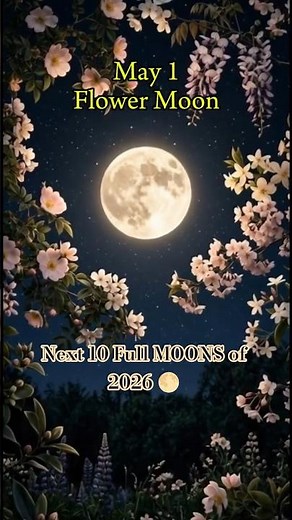 Next 10 Rare Full Moons of 2026 🌕 #solarisexplain