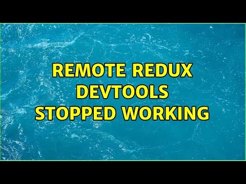 remote redux devtools stopped working