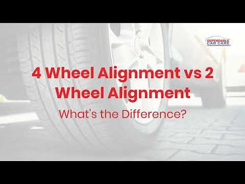 4 Wheel Alignment vs 2 Wheel Alignment: What's the Difference? | Dependable Car Care | Ventura, CA