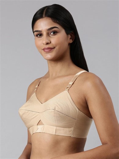 Winsome Vintage Style Bullet Bra -beige Cotton Conical Bra With Signature Circular Stitching - Retro 1950s Silhouette, Non-padded Support - Etsy UK