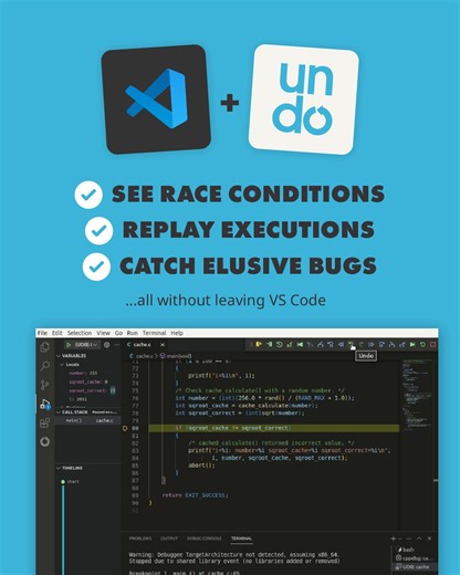 VS Code Time Travel Debugging with Undo | Undo posted on the topic | LinkedIn