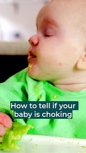 It can be hard to tell if your baby is choking or gagging when they're starting solids. These signs to watch out for can help make mealtime safer. For more tips and tricks for your baby's first year, check out BabyCenter Courses: https://courses.babycenter.com/ | BabyCenter