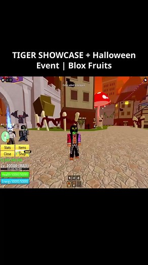TIGER SHOWCASE Halloween Event | Blox Fruits #05