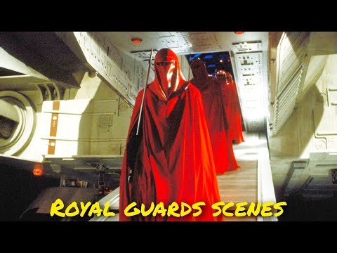 All Royal guard scenes - Ep. 2, The Clone Wars, Ep. 3, The Bad Batch, Rebels, Rogue One, Ep. 6