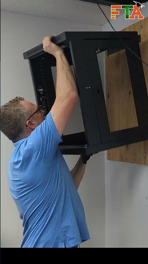How to Mount a Network Rack | Mount a Network Wall Cabinet | Easy Network Rack Installation