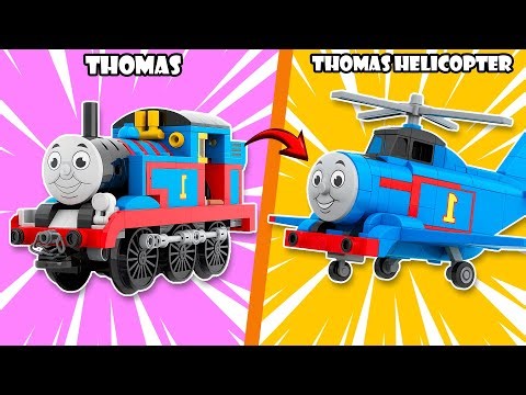 I Transformed the ENTIRE Thomas Universe Into LEGO Vehicles | Space Bricks