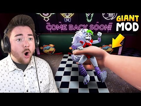 GIANT GREGORY MOD!!! (Picking Up Animatronics) | Five Nights at Freddy’s: Security Breach (Mods)