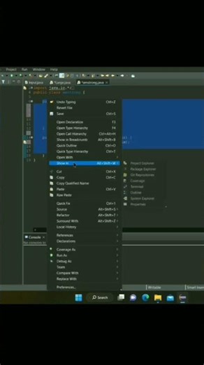 Format code in Eclipse | #shorts