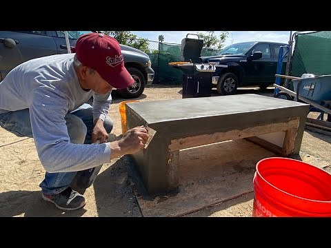 Como hacer una MESA de Cemento/Concreto paso a paso