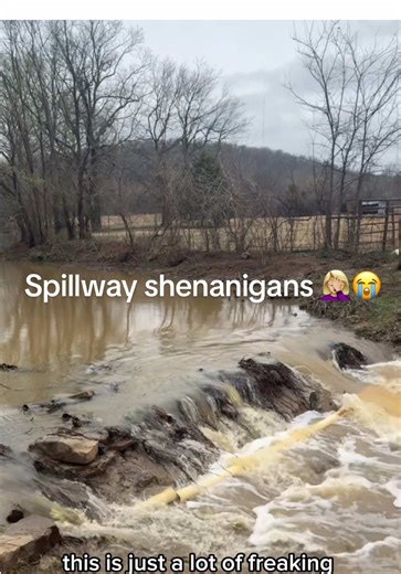 It’s a never ending battle with this spillway😭 if you wouldn’t mind sharing this post so I can hit the right people to get some help and find the right company! #bridges #horses #livestock #help #oklahoma