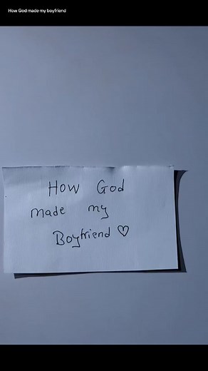How God Created My Boyfriend Challenge
