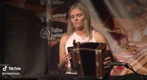 Traditional Irish Melodeon Performance by Ciara Tighe