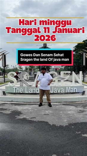Gowes dan senam sehat Sragen the land of java man !npo pndaftaran O8I2I526O52 O82225222355 #sragen24jam #kulinertiktok #viral #fyp #trending