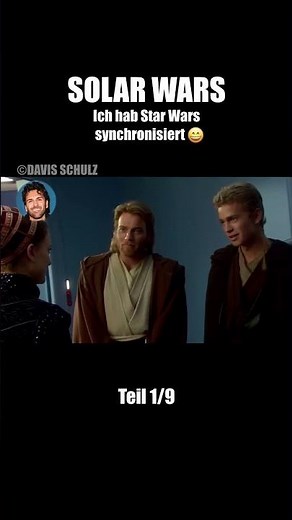 Solar Wars Teil 1 🖤 #davisschulz #solarwars #film #starwars #parodie #synchro