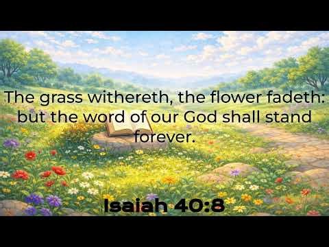 26) Isaiah 40:8