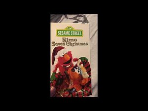 Opening to Sesame Street Elmo Saves Christmas 1998 VHS