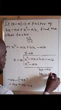 Problem Involving Division of Polynomials.