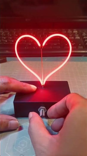 flexible led lamp ❤️#experimnent #electronic