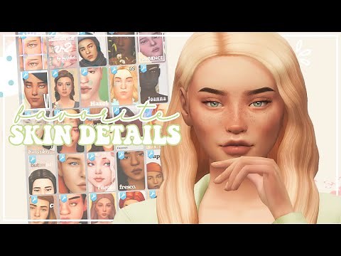 More Favorite Skin Details + Links Included ✨ | The Sims 4: Custom Content Showcase