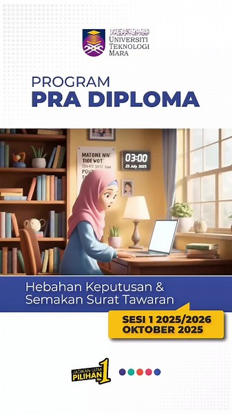 Semakan Keputusan Pra Diploma UiTM Oktober 2025