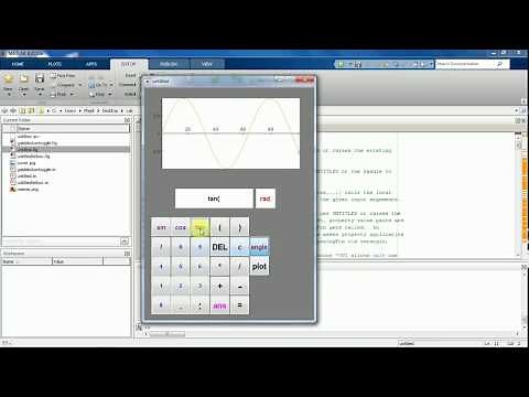 Matlab - GUI Scientific Calculator Example (That draws graphs!!) Part 1