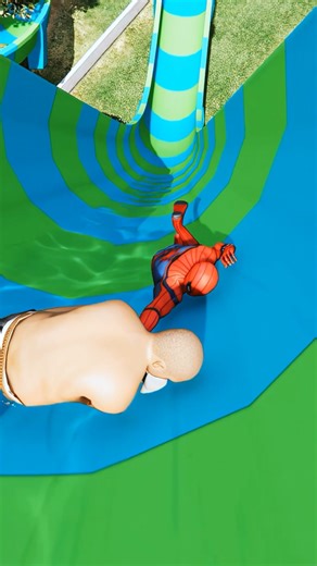 Spider-Man Rescuing Baby from Monkey